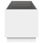 Couchtisch mit Infinity-LED Weiß 90x50x50 cm