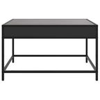 Couchtisch mit Infinity-LED Schwarz 70x50x41 cm