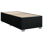 Bettgestell ohne Matratze Schwarz 80x200 cm Stoff
