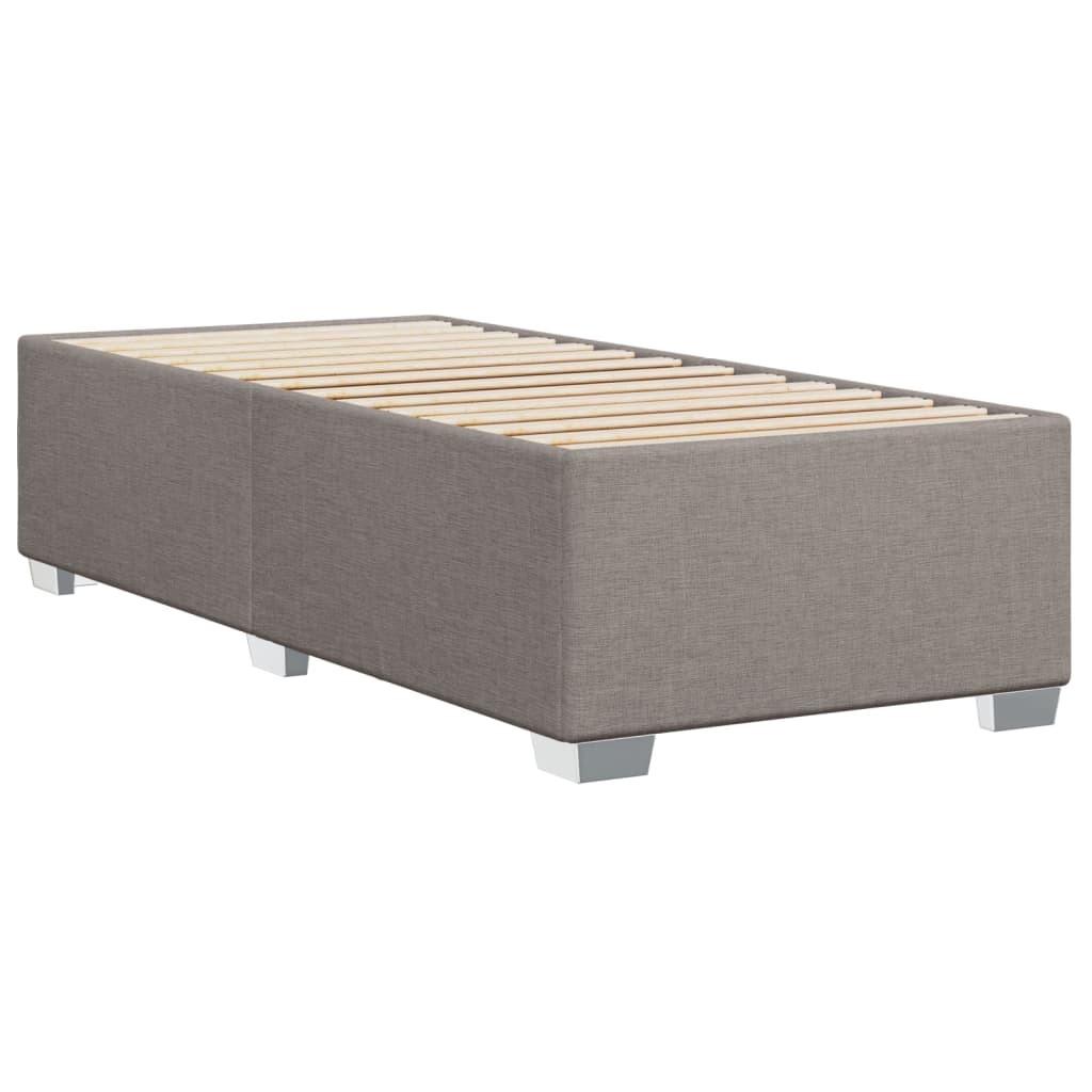 Bettgestell ohne Matratze Taupe 80x200 cm Stoff