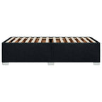 Bettgestell ohne Matratze Schwarz 90x190 cm Stoff