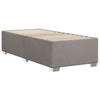 Bettgestell ohne Matratze Taupe 90x200 cm Stoff