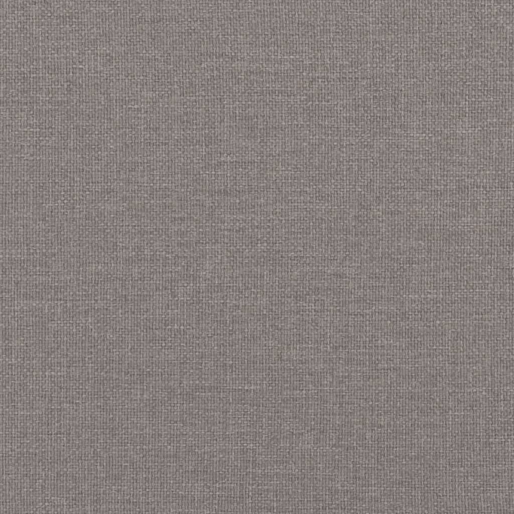 Bettgestell ohne Matratze Taupe 120x190 cm Stoff