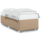 Bettgestell Cappuccino-Braun 90x190 cm Kunstleder