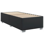 Bettgestell Schwarz 100x200 cm Kunstleder