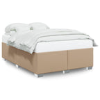 Bettgestell Cappuccino-Braun 140x190 cm Kunstleder