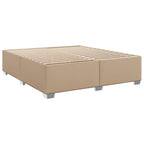 Bettgestell Cappuccino-Braun 180x200 cm Kunstleder