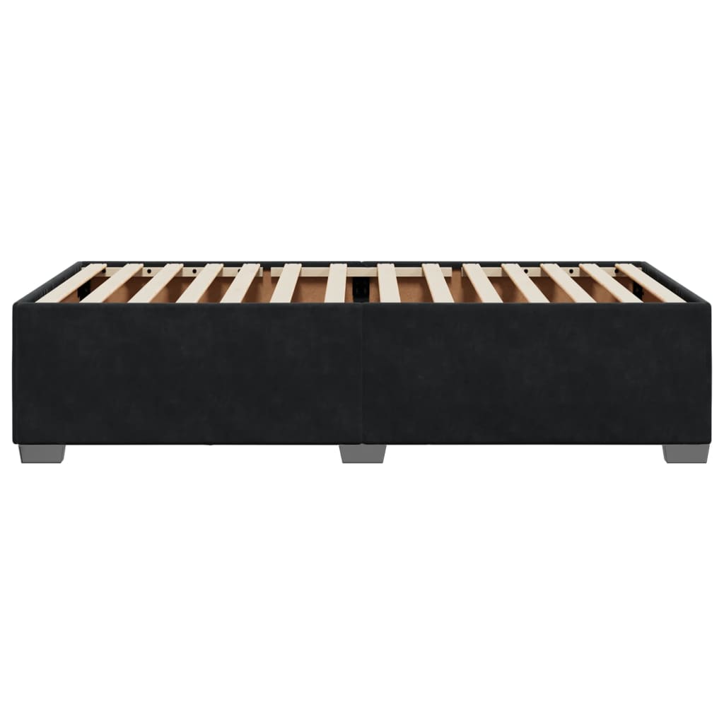 Bettgestell Schwarz 90x190 cm Samt