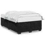 Bettgestell ohne Matratze Schwarz 120x190 cm Samt