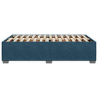 Bettgestell Blau 120x200 cm Samt