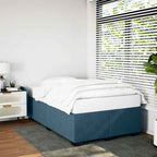 Bettgestell Blau 120x200 cm Samt