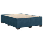 Bettgestell Blau 140x200 cm Samt