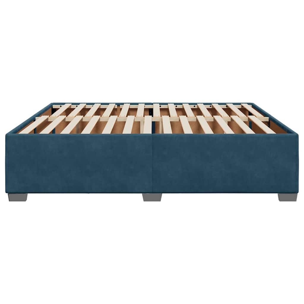 Bettgestell Blau 180x200 cm Samt