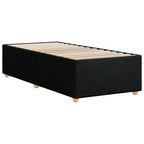 Bettgestell ohne Matratze Schwarz 90x190 cm Stoff