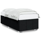 Bettgestell ohne Matratze Schwarz 90x190 cm Stoff