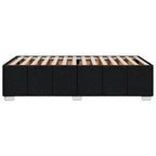 Bettgestell ohne Matratze Schwarz 90x190 cm Stoff