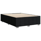 Bettgestell ohne Matratze Schwarz 140x190 cm Stoff