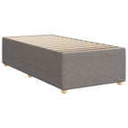 Bettgestell ohne Matratze Taupe 80x200 cm Stoff
