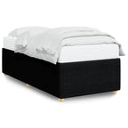 Bettgestell ohne Matratze Schwarz 90x190 cm Stoff