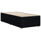 Bettgestell ohne Matratze Schwarz 90x190 cm Stoff