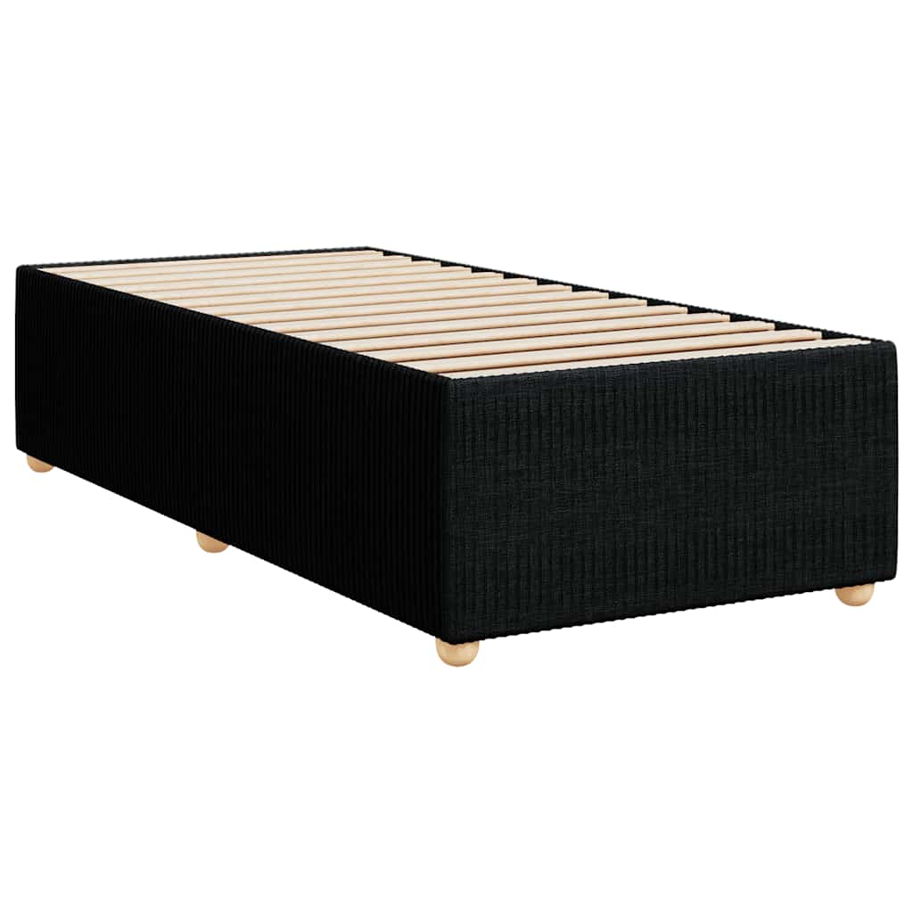 Bettgestell ohne Matratze Schwarz 100x200 cm Stoff