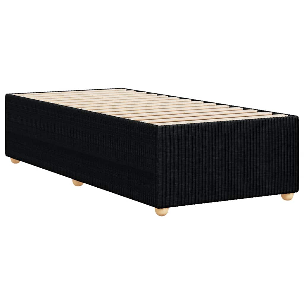 Bettgestell ohne Matratze Schwarz 100x200 cm Stoff