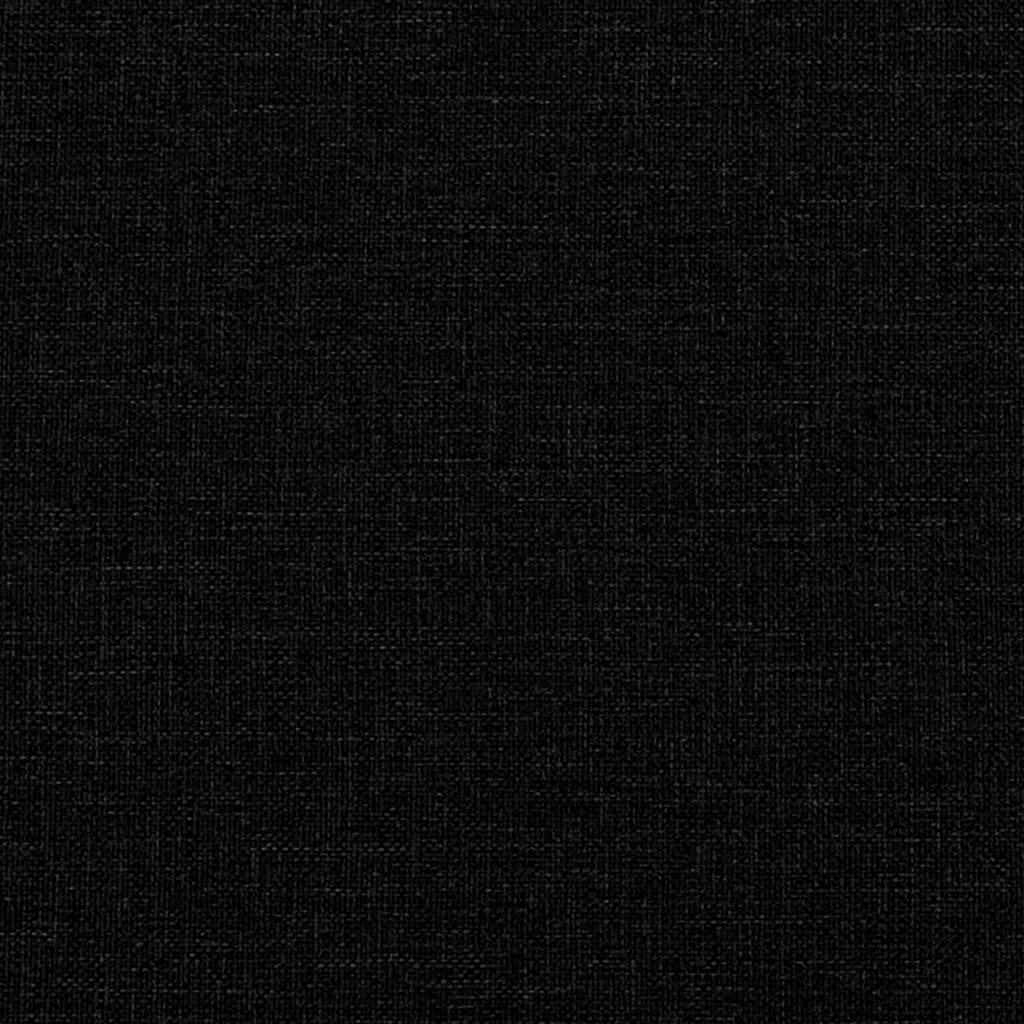 Bettgestell ohne Matratze Schwarz 100x200 cm Stoff