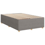 Bettgestell ohne Matratze Taupe 120x200 cm Stoff