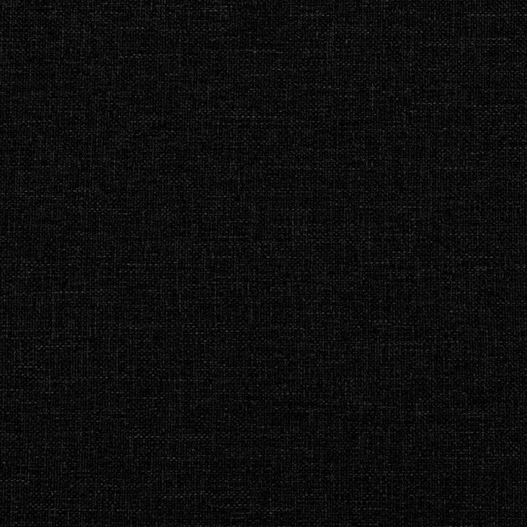 Bettgestell ohne Matratze Schwarz 140x190 cm Stoff