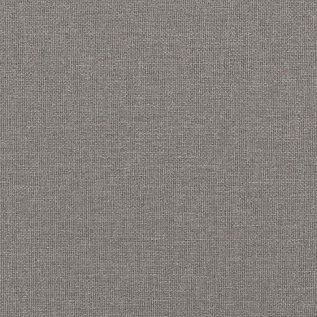 Bettgestell ohne Matratze Taupe 140x200 cm Stoff