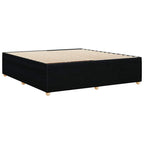 Bettgestell ohne Matratze Schwarz 180x200 cm Stoff