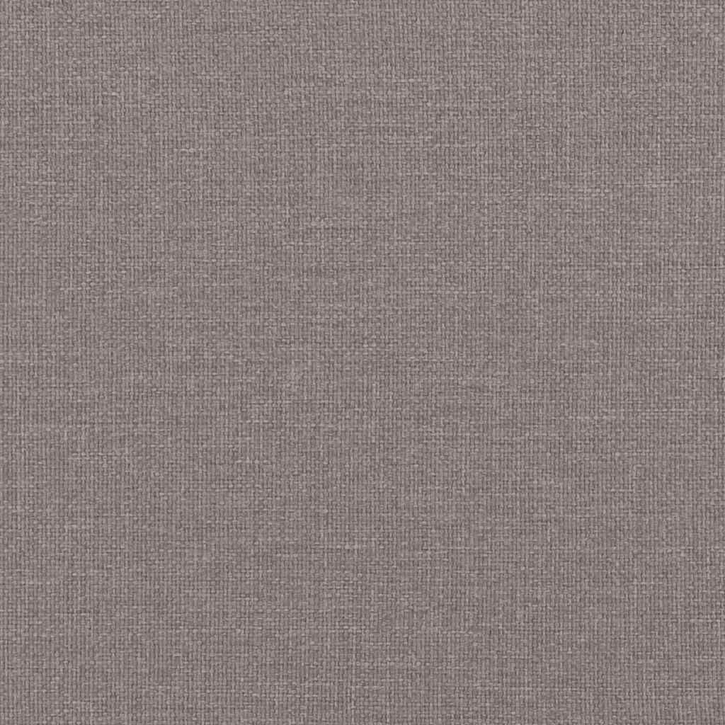 Bettgestell ohne Matratze Taupe 180x200 cm Stoff