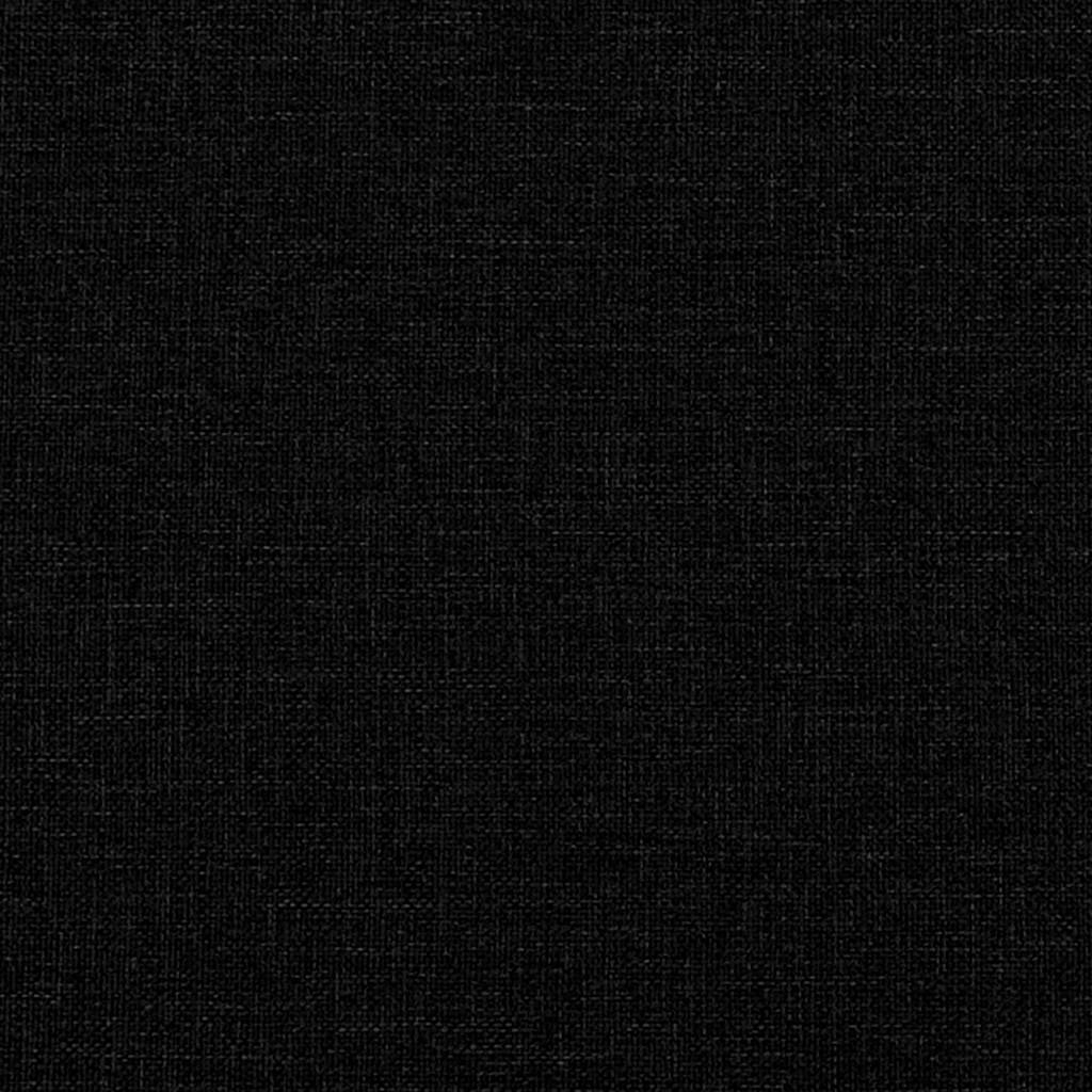 Bettgestell ohne Matratze Schwarz 200x200 cm Stoff