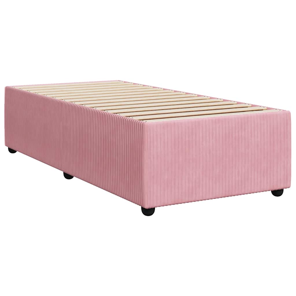 Bettgestell Rosa 80x200 cm Samt