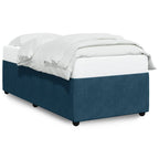 Bettgestell Blau 90x190 cm Samt