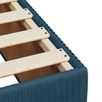 Bettgestell Blau 120x190 cm Samt