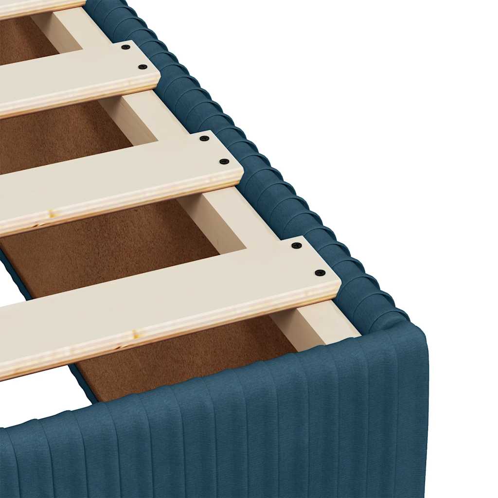 Bettgestell Blau 120x190 cm Samt