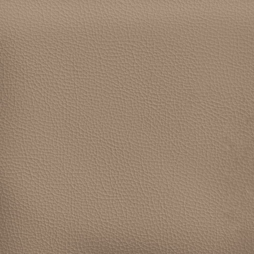 Boxspringbett Matratze Cappuccino-Braun 120x200cm Kunstleder