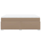 Boxspringbett Matratze Cappuccino-Braun 140x200cm Kunstleder