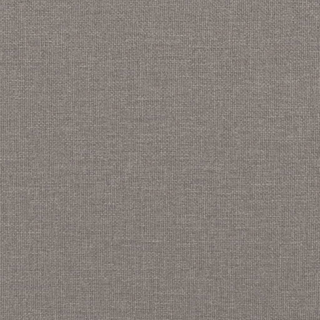 Boxspringbett mit Matratze Taupe 80x200 cm Stoff