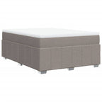 Boxspringbett mit Matratze Taupe 140x190 cm Stoff