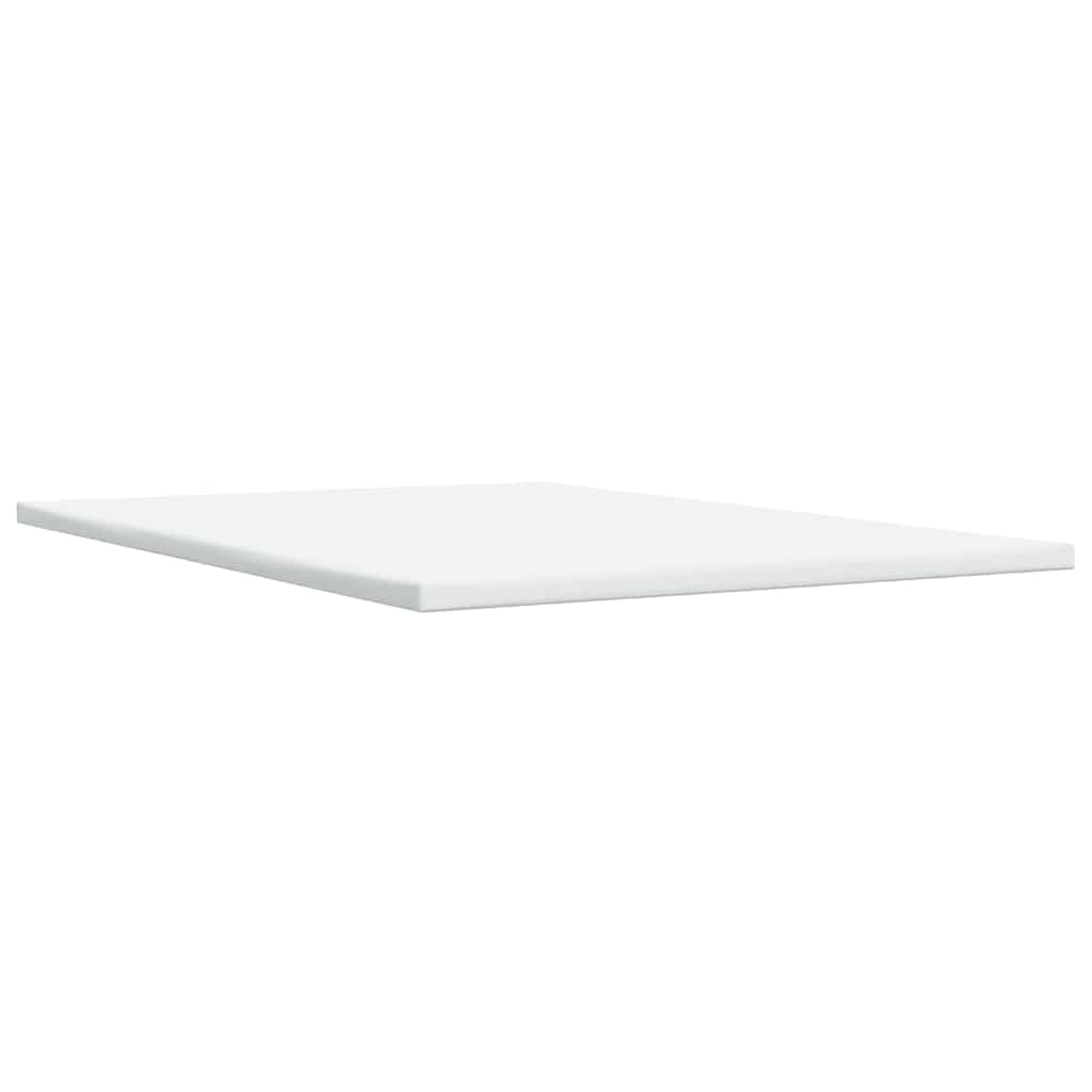 Boxspringbett mit Matratze Creme 140x190 cm Stoff