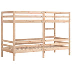 Etagenbett ohne Matratze 90x200 cm Massivholz Kiefer