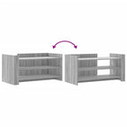 Couchtisch Grau Sonoma 100x50x50 cm Holzwerkstoff