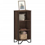 Bücherregal Braun Eichen-Optik 50x31x106 cm Holzwerkstoff