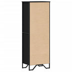 Bücherregal Schwarz 50x31x137,5 cm Holzwerkstoff