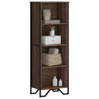 Bücherregal Braun Eichen-Optik 50x31x137,5 cm Holzwerkstoff