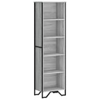 Bücherregal Grau Sonoma 50x31x169 cm Holzwerkstoff