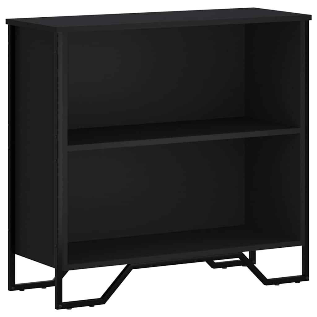 Bücherregal Schwarz 80x31x74,5 cm Holzwerkstoff