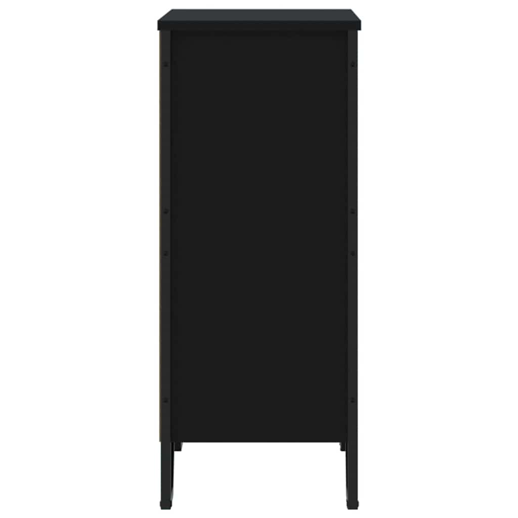 Bücherregal Schwarz 80x31x74,5 cm Holzwerkstoff